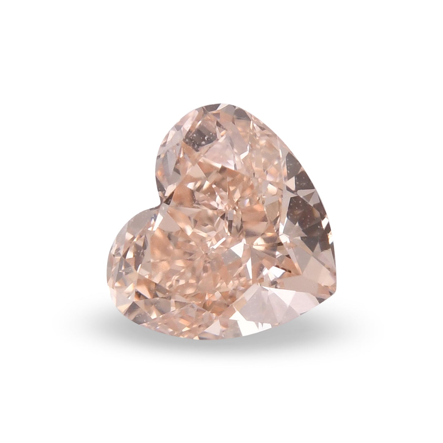 1,57 Karat Fancy Brownish Orange Pink Heart Diamant VS2 GIA