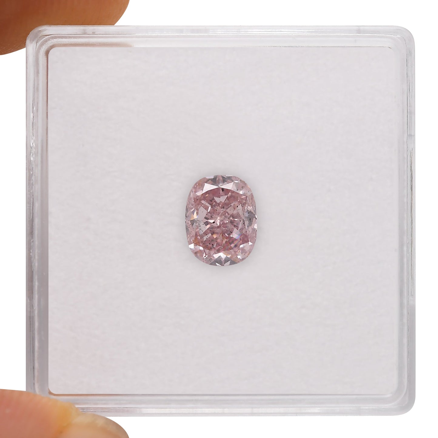 1,02 Karat Fancy Pink Cushion Diamant SI2 GIA
