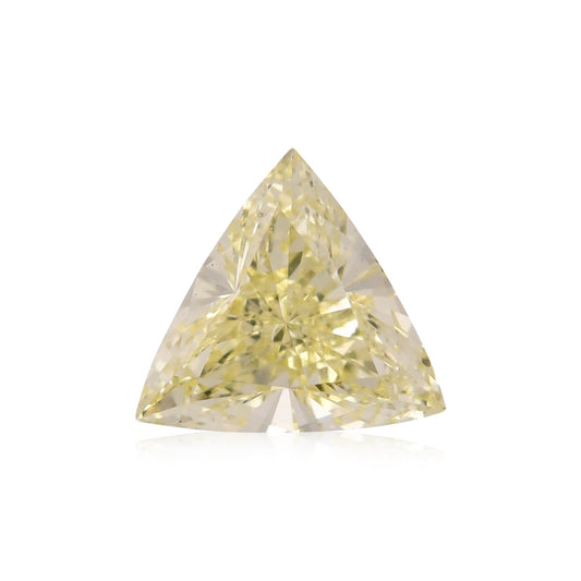0,25 Karat Fancy Light Yellow Triangle Diamant VS2 GIA