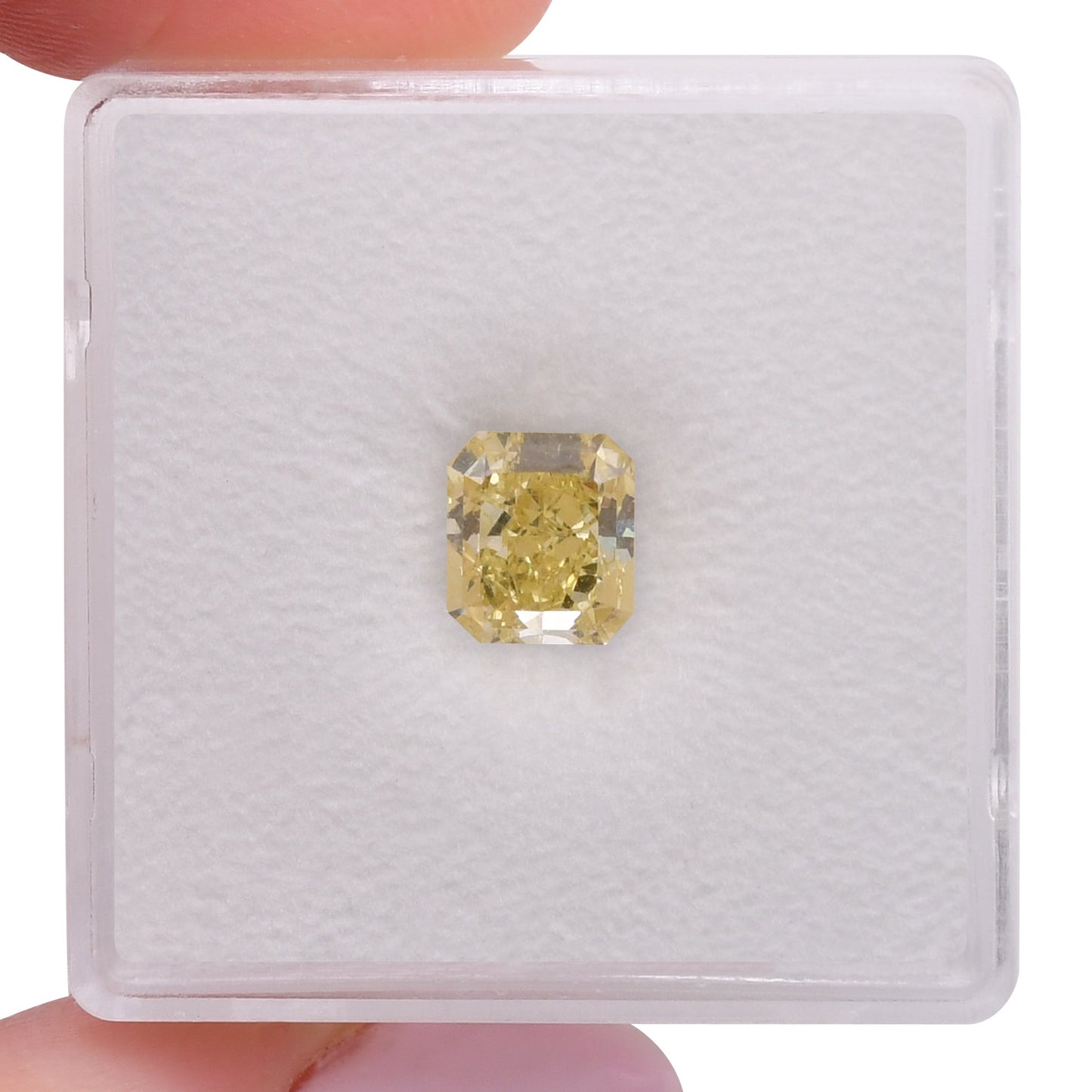 1,27 Karat Fancy Brownish Yellow Radiant VVS2 GIA