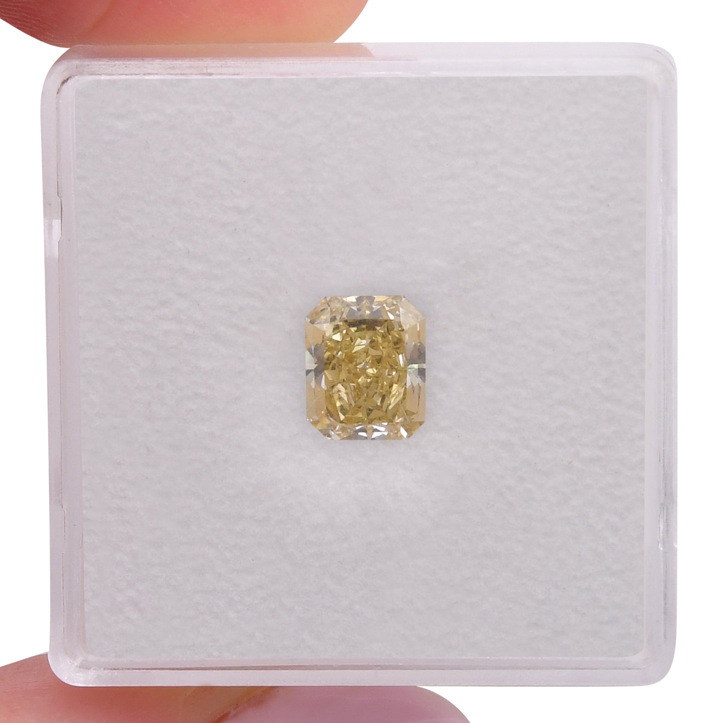 1,16 Karat Fancy Brownish Yellow Radiant Diamant IF GIA