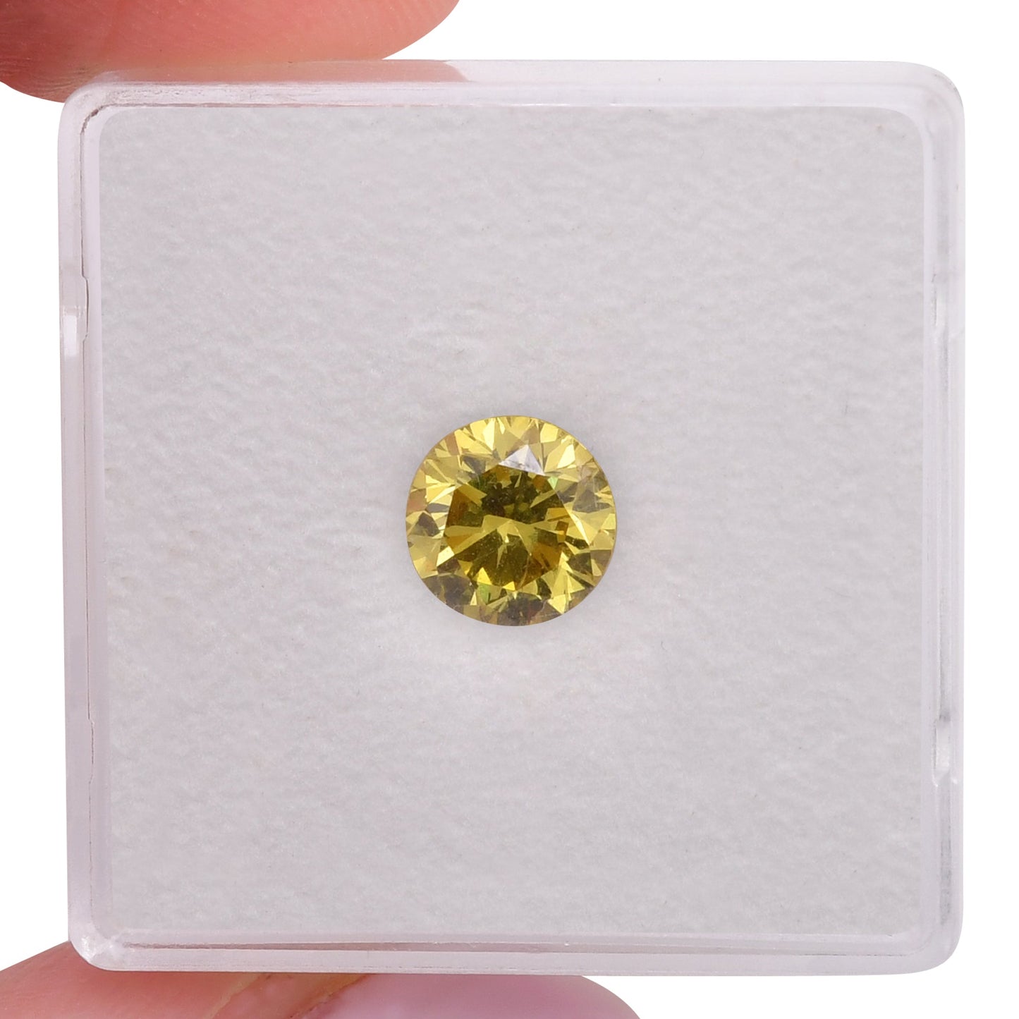 1,20 Karat Fancy Deep Yellow Brillant, runder Diamant, VS1 GIA