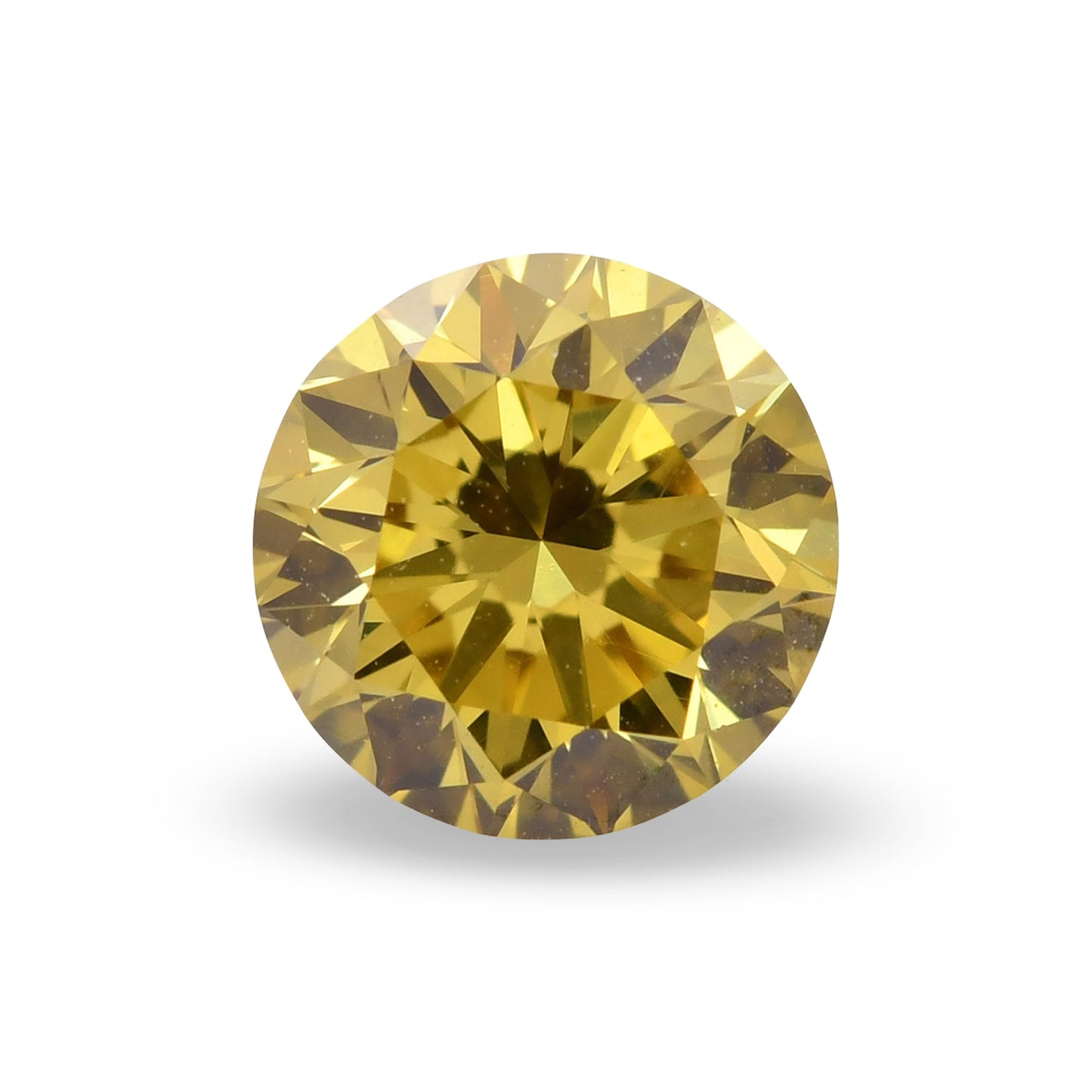 1,20 Karat Fancy Deep Yellow Brillant, runder Diamant, VS1 GIA