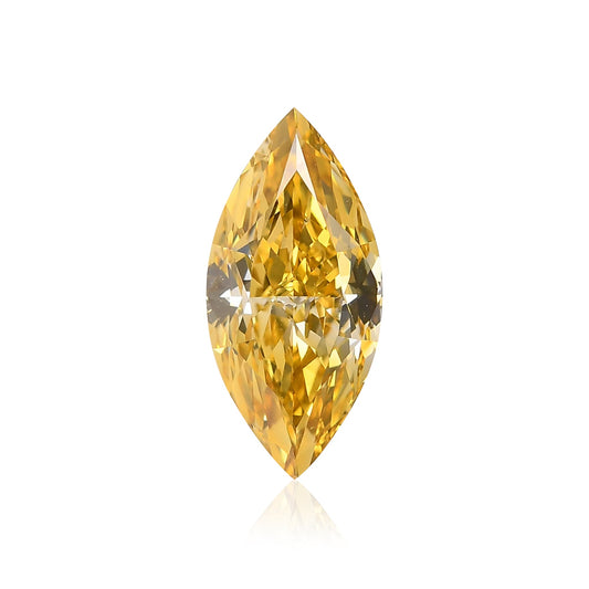 1,50 Karat Fancy Deep Yellow Marquise-Diamant SI1 GIA