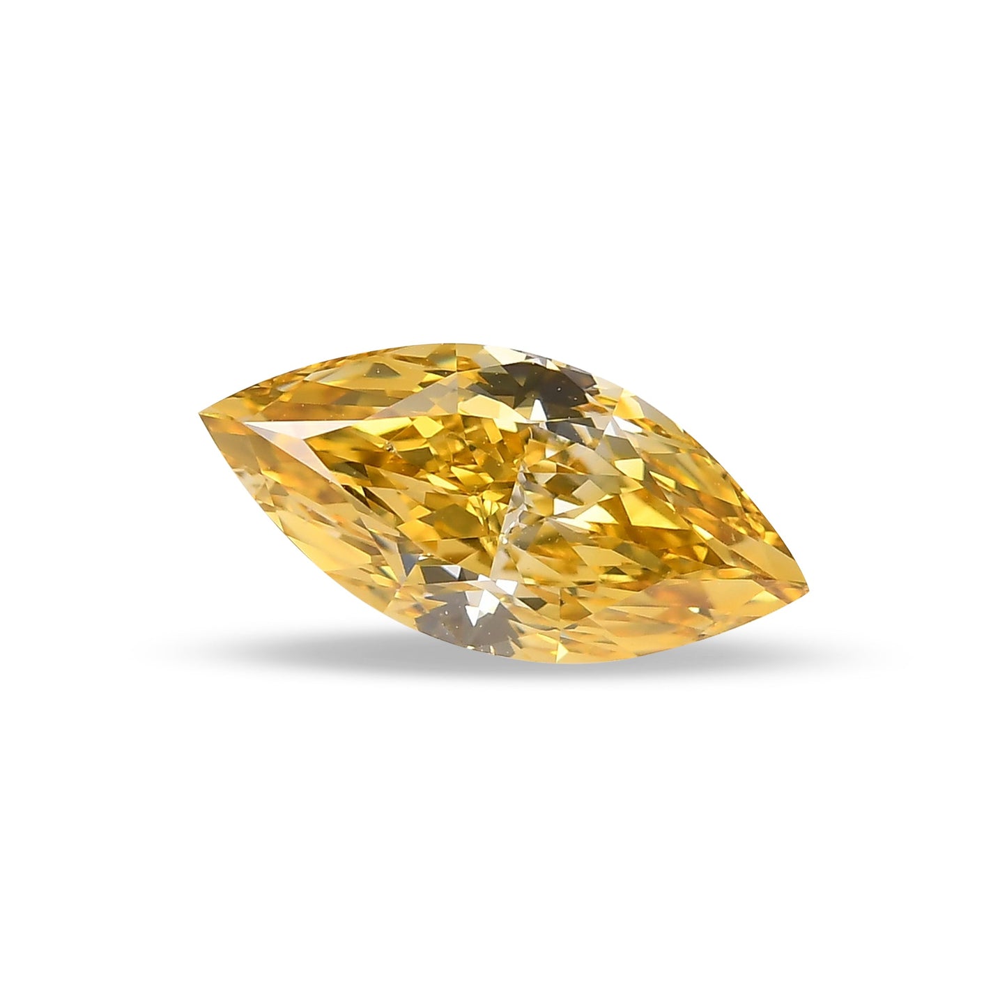 1,50 Karat Fancy Deep Yellow Marquise-Diamant SI1 GIA