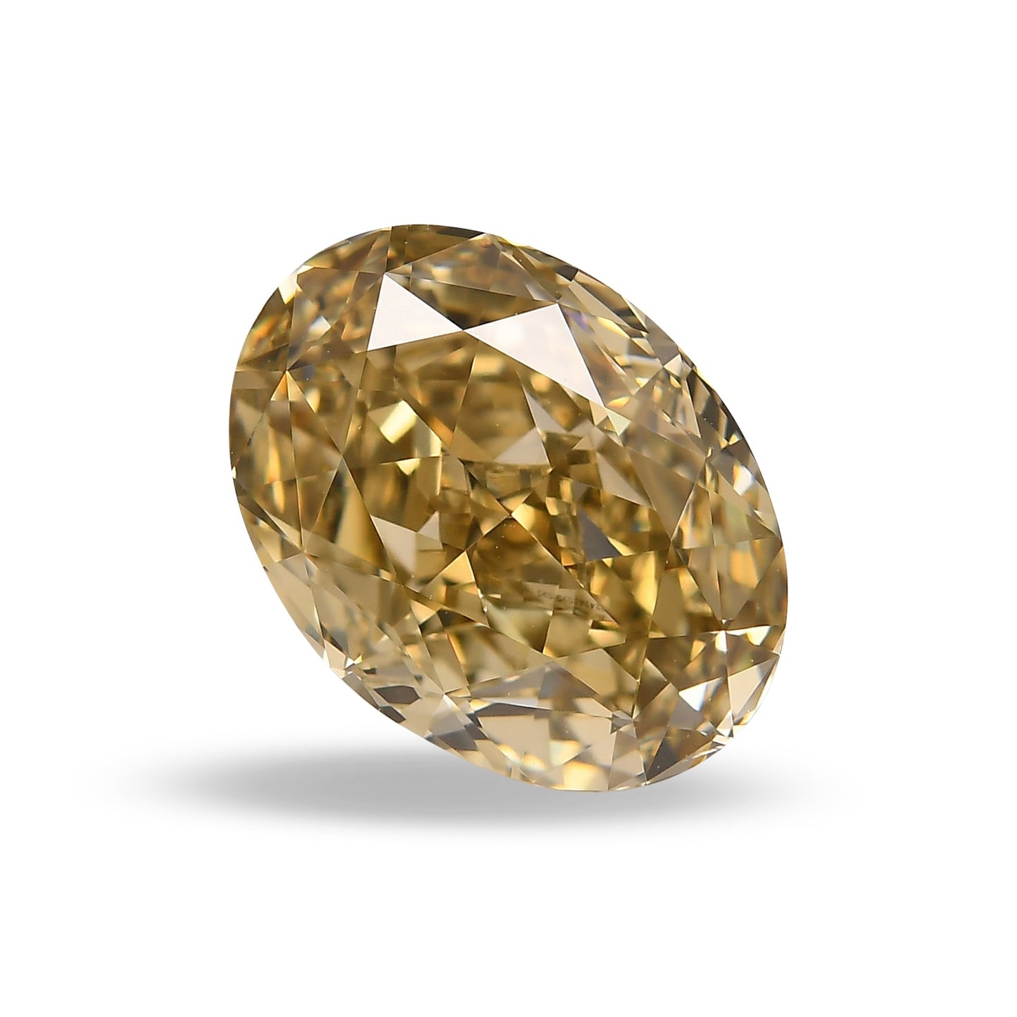 4,60 Karat Fancy Brown Yellow Ovaler Diamant VS2 GIA