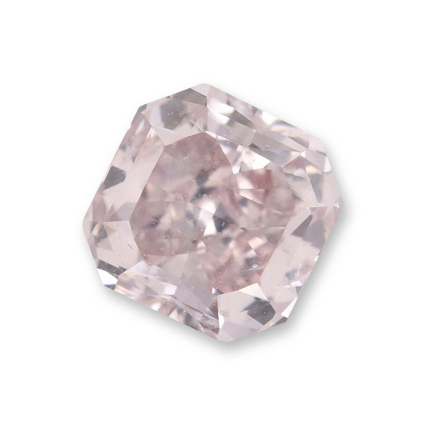 0,65 Karat Fancy Brown Pink Radiant Diamant I1 GIA