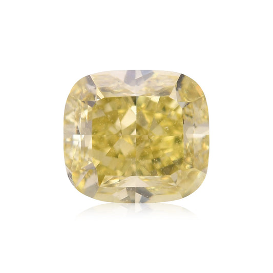 1,01 Karat Fancy Deep Brownish Greenish Yellow Cushion Diamond VS1 GIA