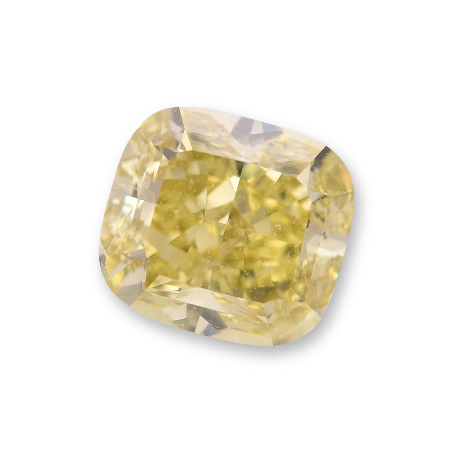 1,01 Karat Fancy Deep Brownish Greenish Yellow Cushion Diamond VS1 GIA