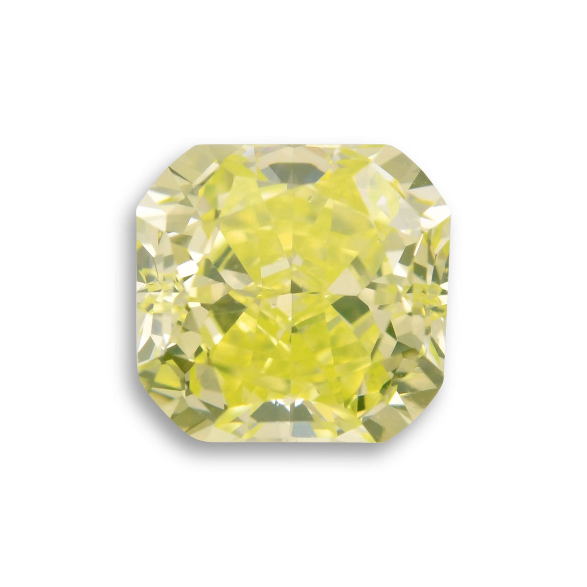 Cushion Diamond | 1.07 ct | Fancy Intense Green Yellow | VS2 | GIA | Ref 551368