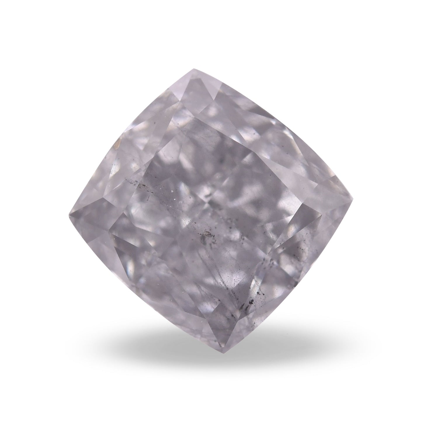 2,14 Karat Fancy Gray Cushion Diamant I1 GIA