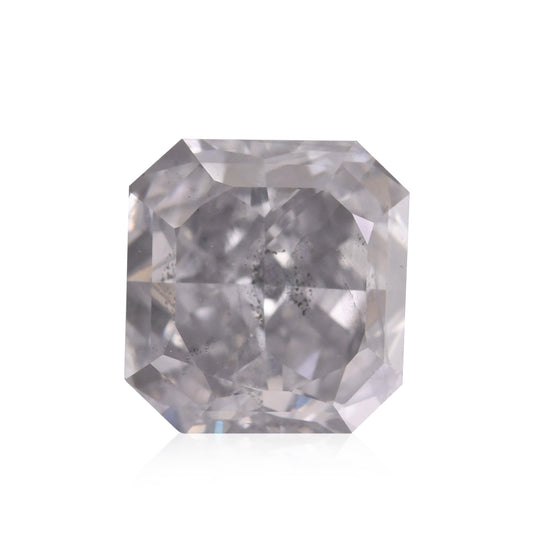 0,89 Karat Fancy Light Gray Blue Radiant Diamond (I1) GIA
