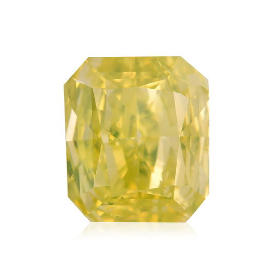 1,01 Karat Fancy Intense Greenish Yellow Radiant VS2 GIA