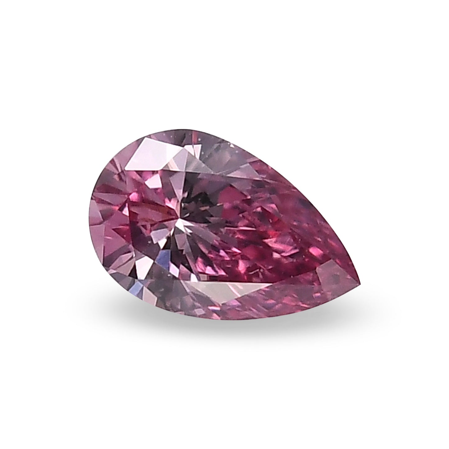 0,16 Karat Fancy Vivid Purplish Pink Birnenförmiger Diamant VS2 ARGYLE & GIA