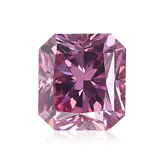 0,23 Karat Fancy Vivid Purplish Pink Radiant Diamant SI1 ARGYLE & GIA