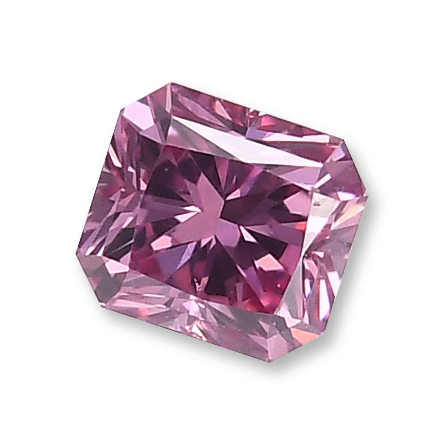0,23 Karat Fancy Vivid Purplish Pink Radiant Diamant SI1 ARGYLE & GIA