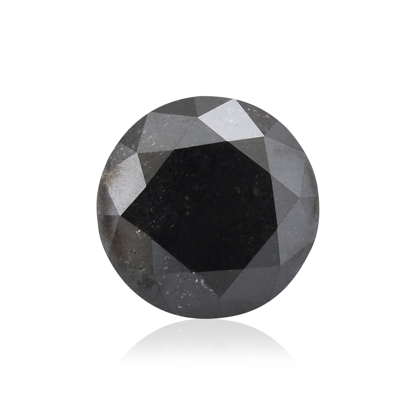 1,58 Karat Fancy Black Brillant-Diamant, GIA-zertifiziert