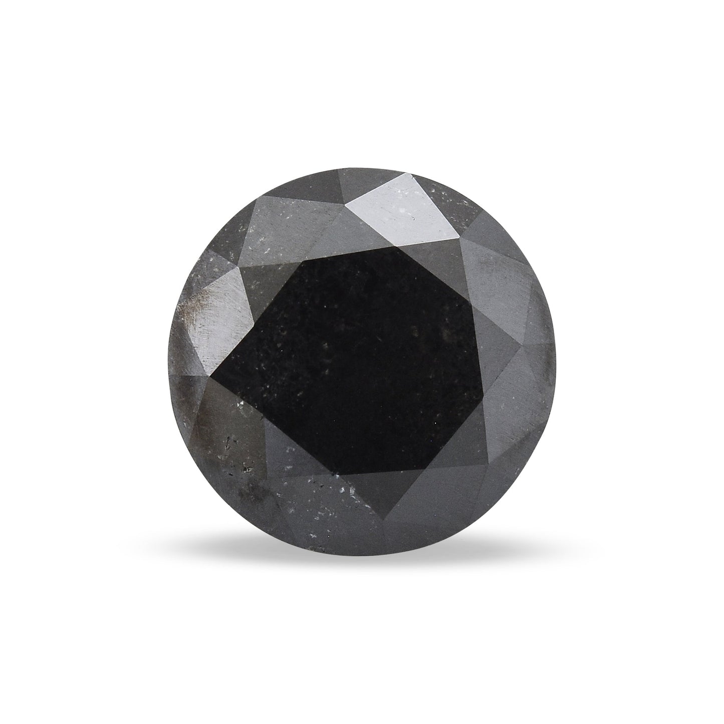 1,58 Karat Fancy Black Brillant-Diamant, GIA-zertifiziert