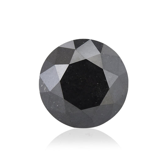 1,17 Karat Fancy Black Brillant Diamant, GIA-zertifiziert