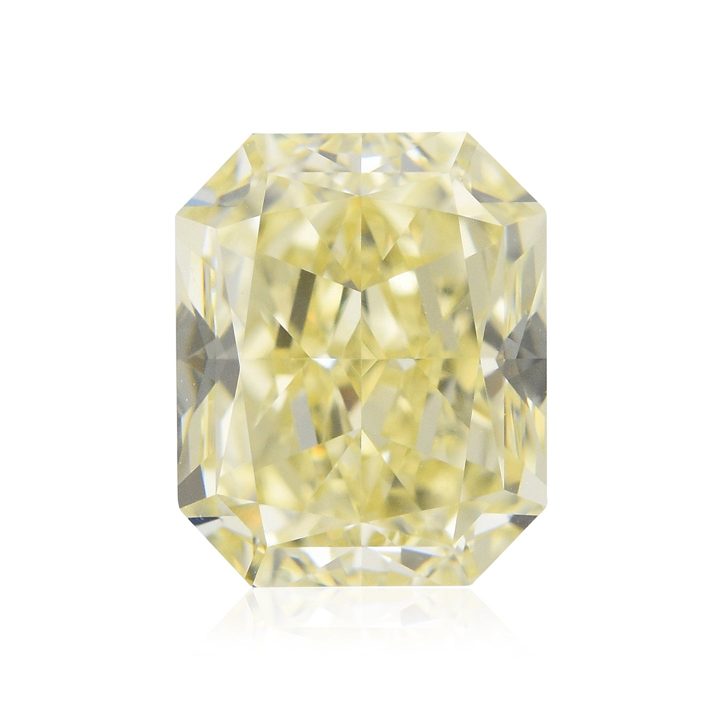 1,23 Karat Fancy Light Yellow Radiant VVS2 GIA