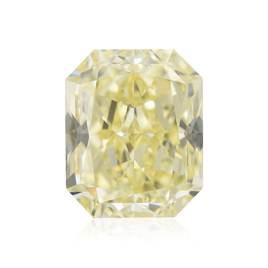 1,23 Karat Fancy Light Yellow Radiant VVS2 GIA