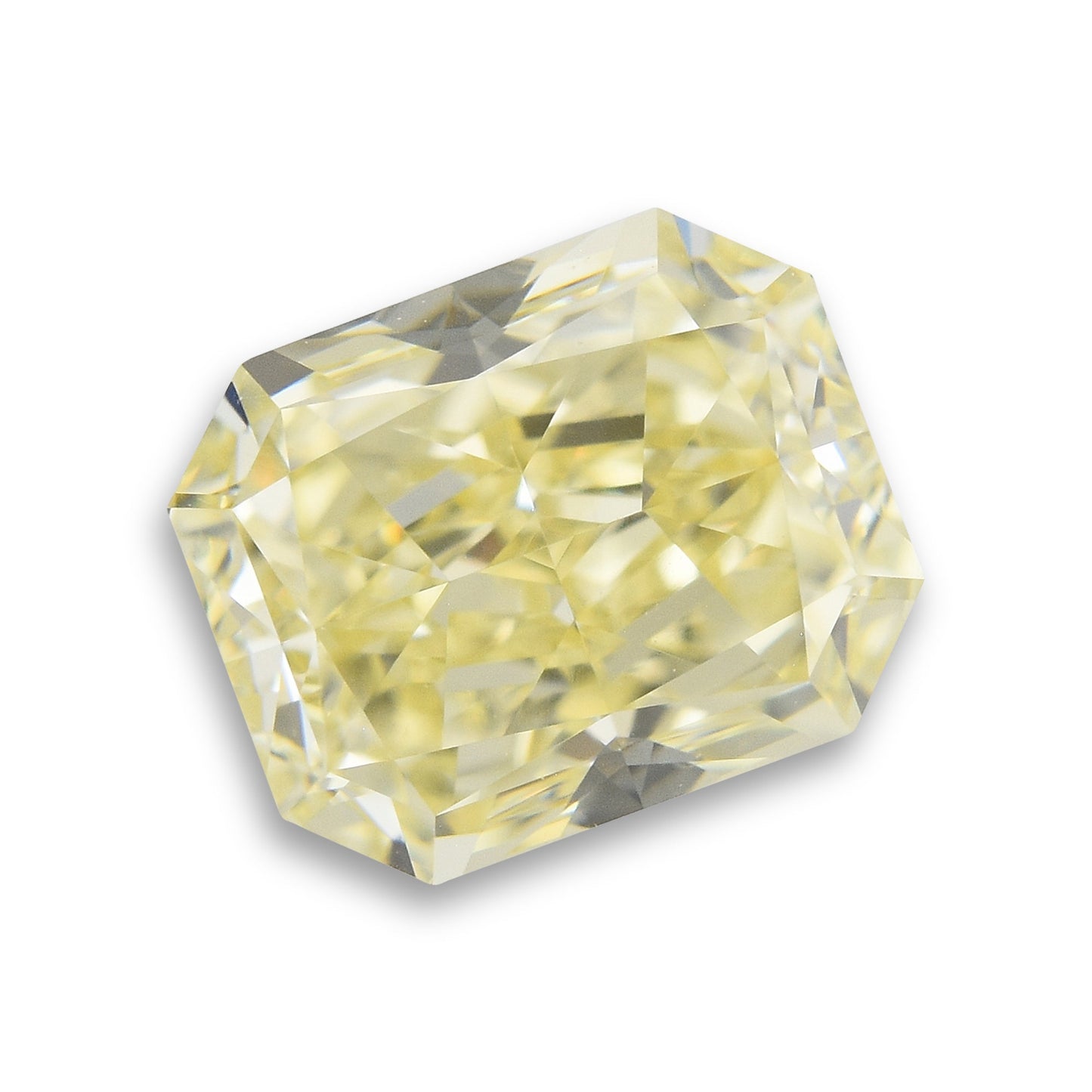 1,23 Karat Fancy Light Yellow Radiant VVS2 GIA