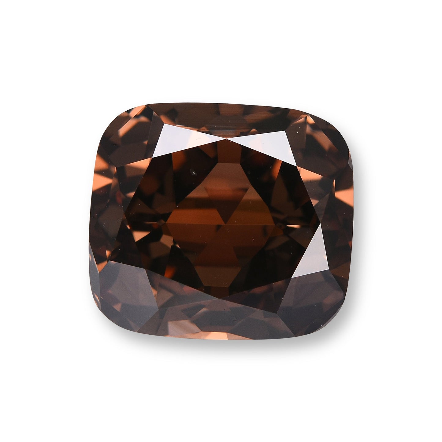 6,32 Karat Fancy Dark Pink Brown Cushion Diamond SI1 GIA