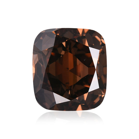 6,32 Karat Fancy Dark Pink Brown Cushion Diamond SI1 GIA