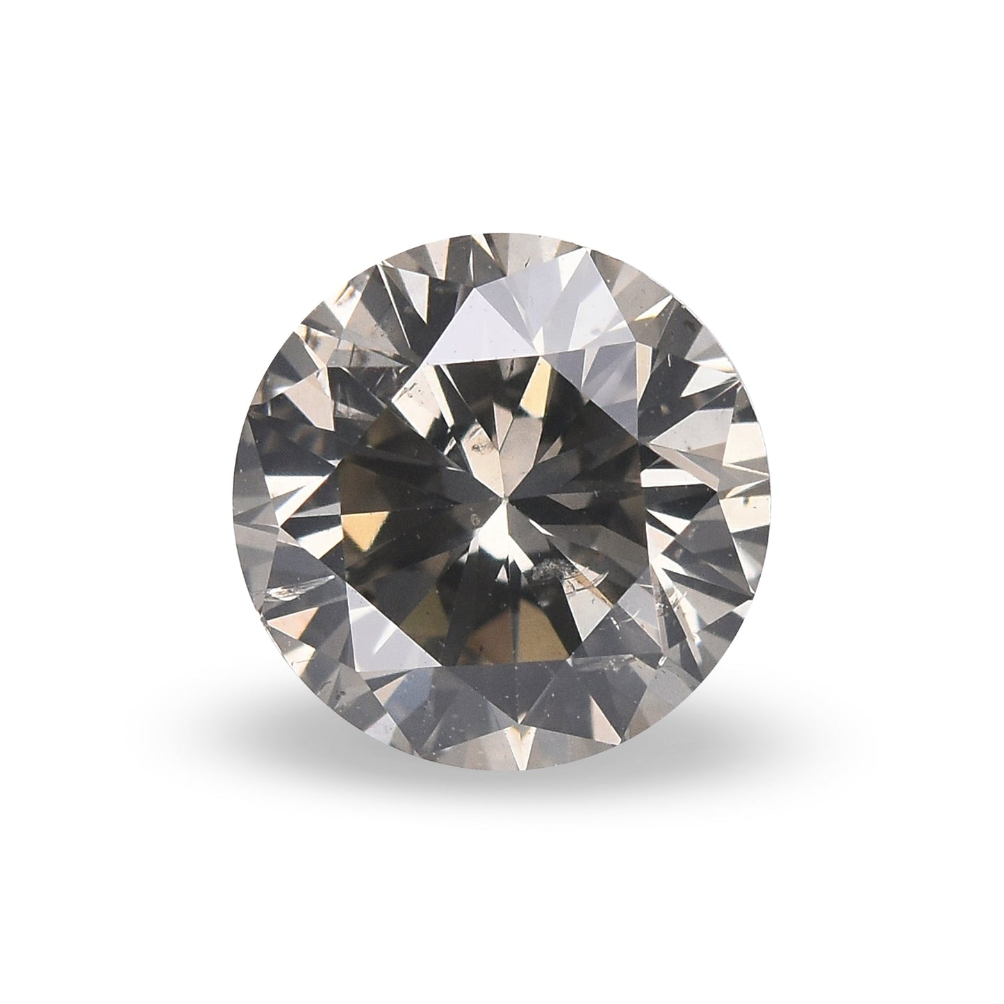 1,10 Karat Fancy Gray Rundbrillant Diamant I1 GIA