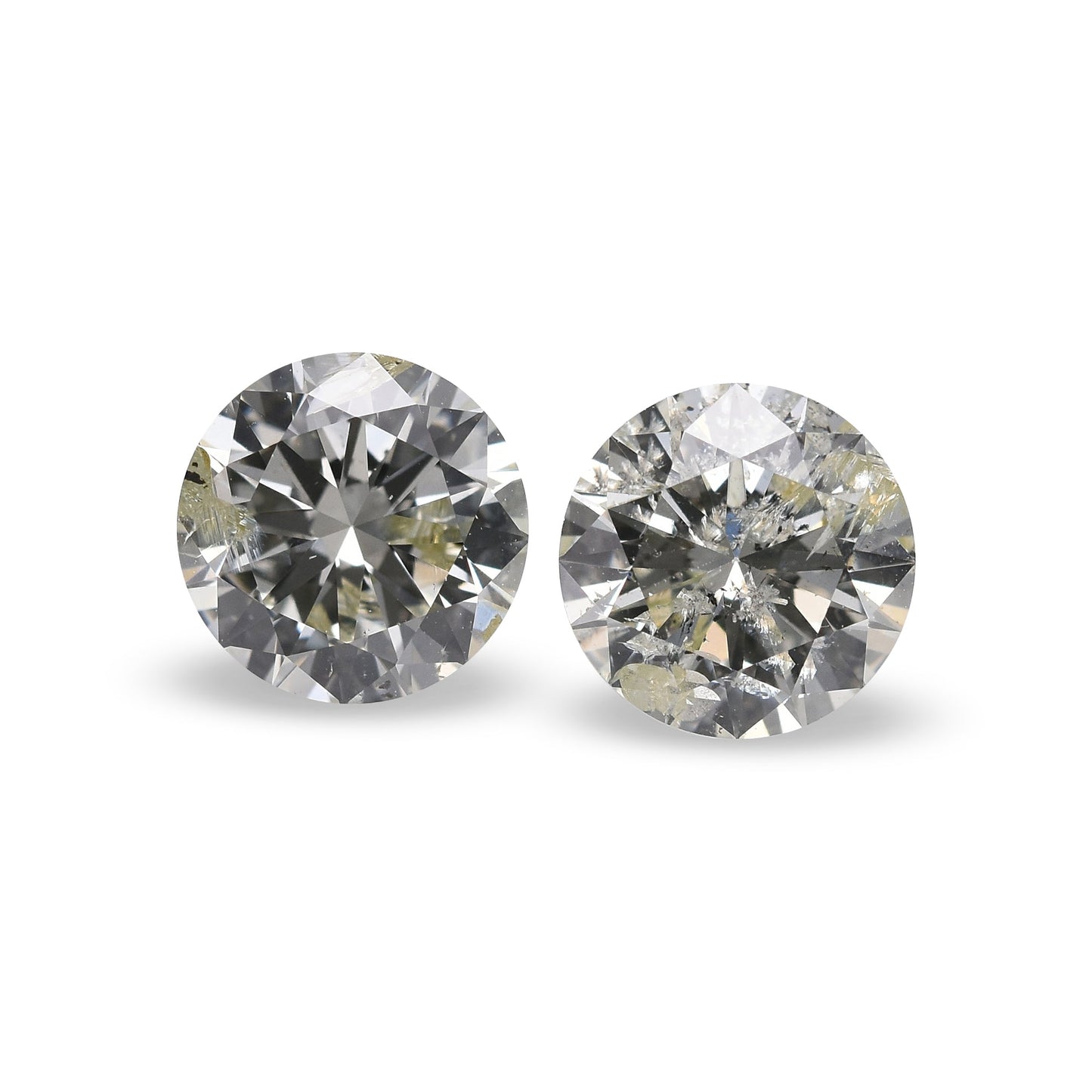 2,08 Karat runde Brillanten (I1)