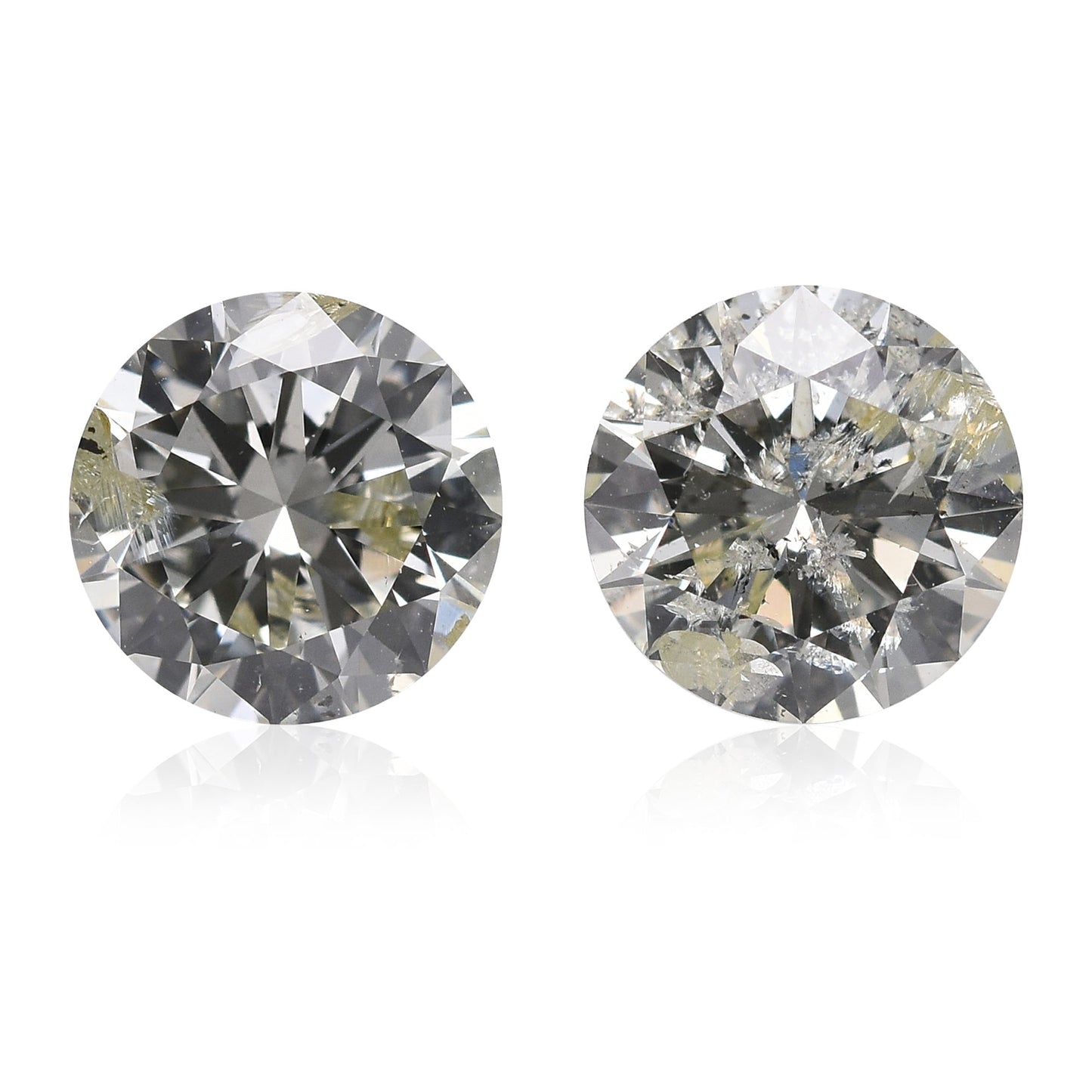 2,08 Karat runde Brillanten (I1)