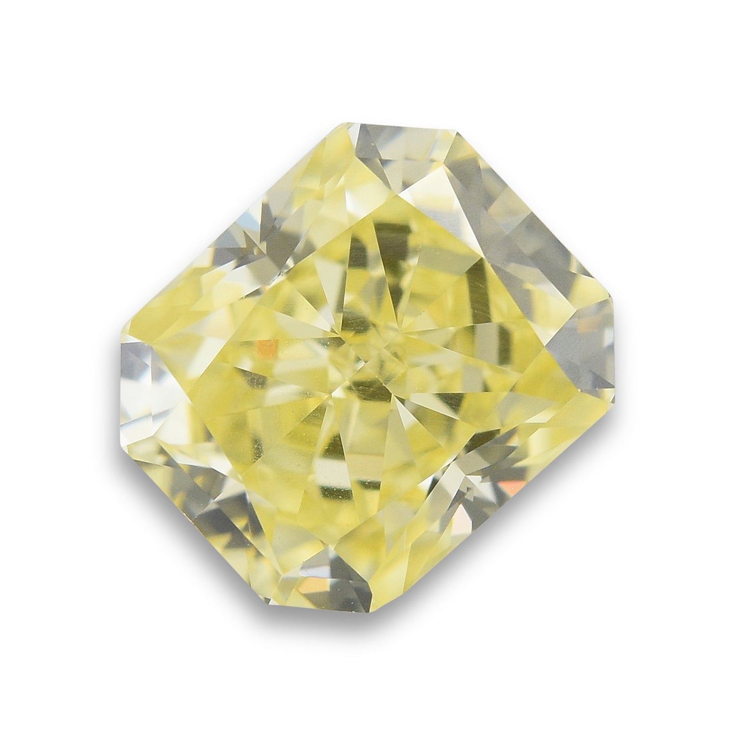 0,90 Karat Fancy Yellow Radiant VS1 GIA