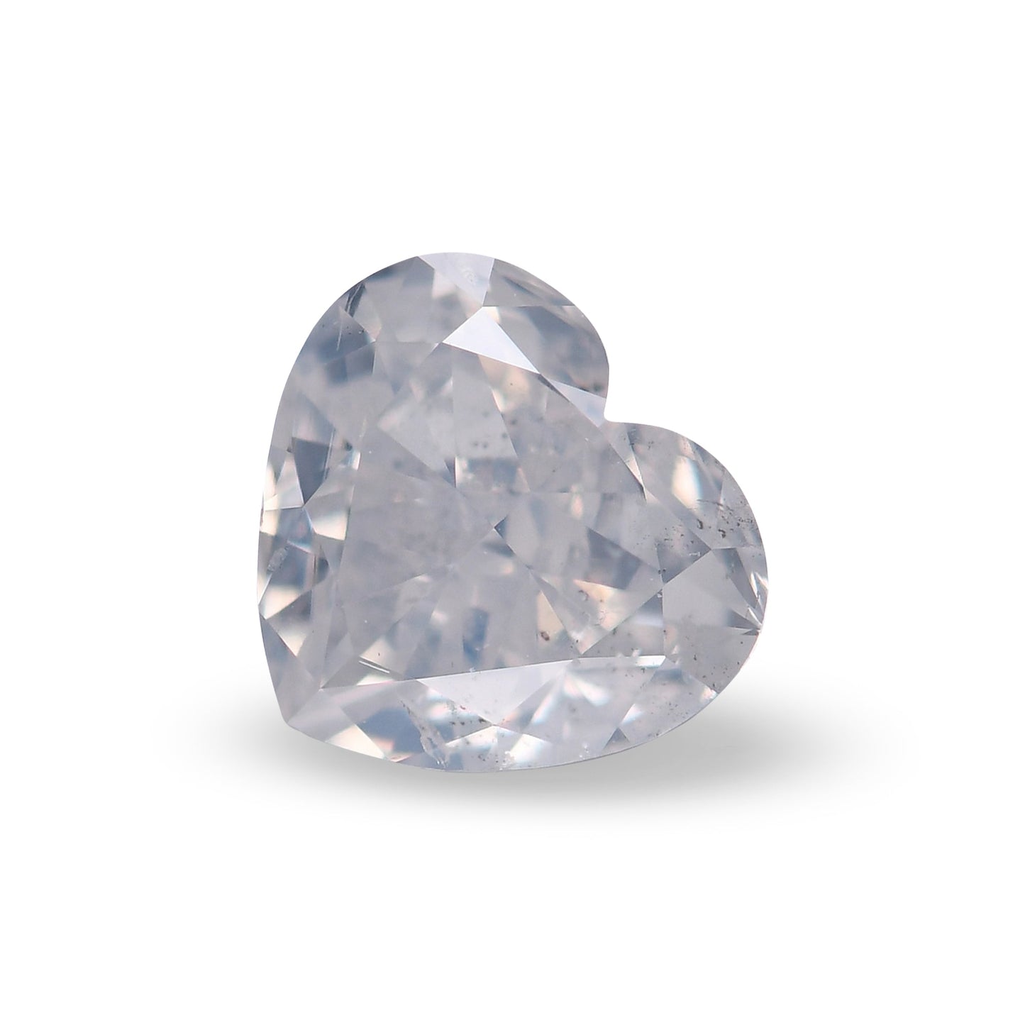 1,00 Karat Fancy White Heart Diamant I1 GIA
