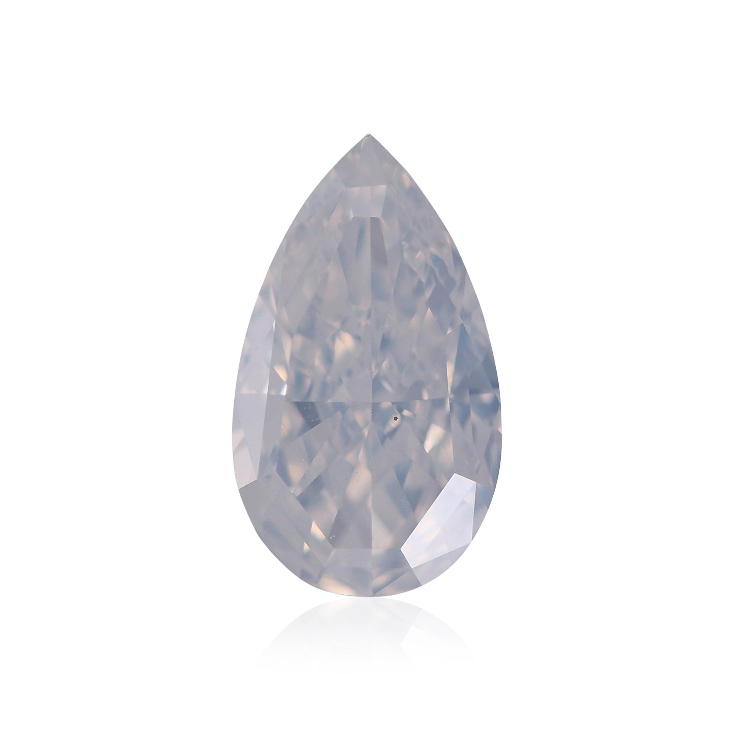 1,25 Karat Fancy White Birnenförmiger Diamant I2 GIA