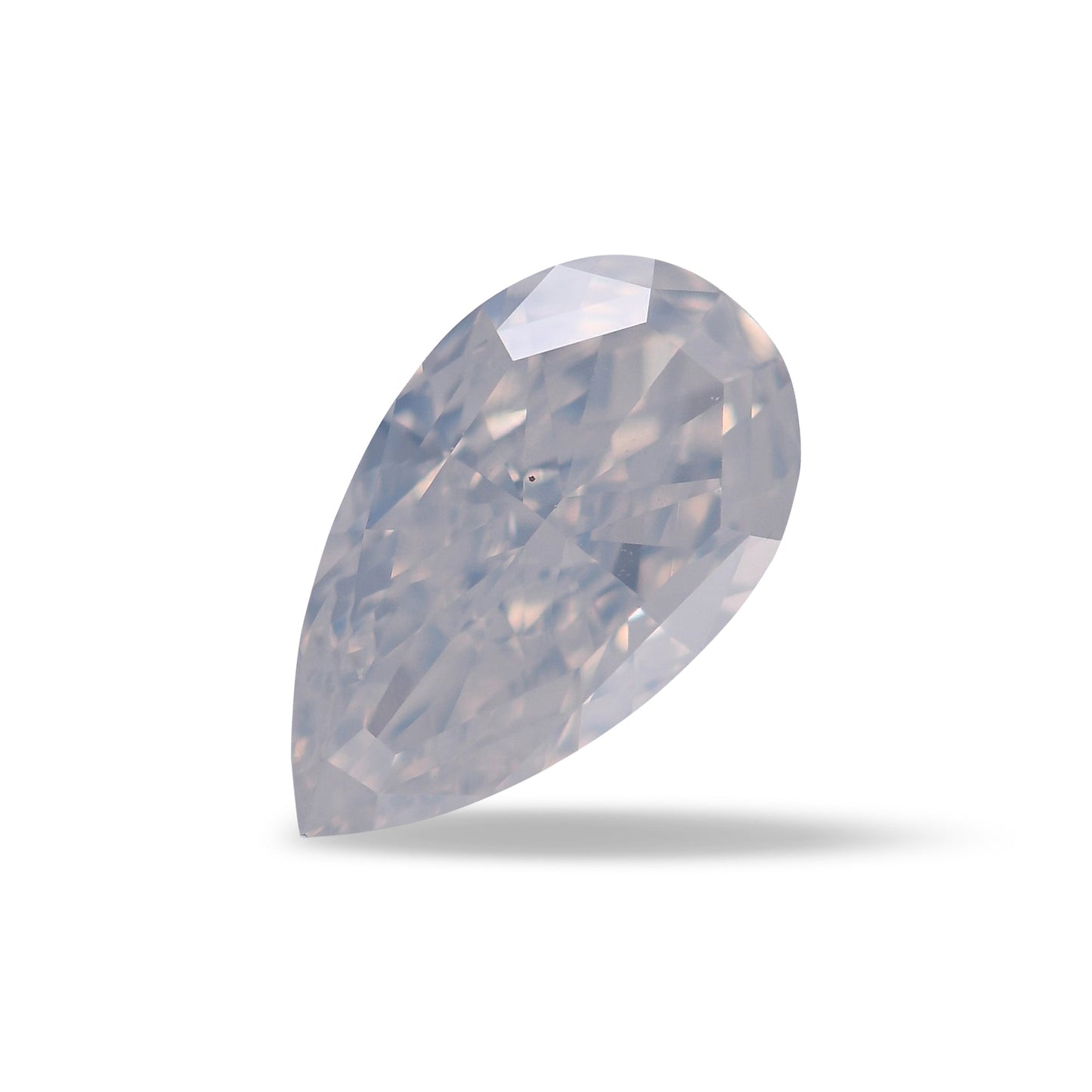 1,25 Karat Fancy White Birnenförmiger Diamant I2 GIA