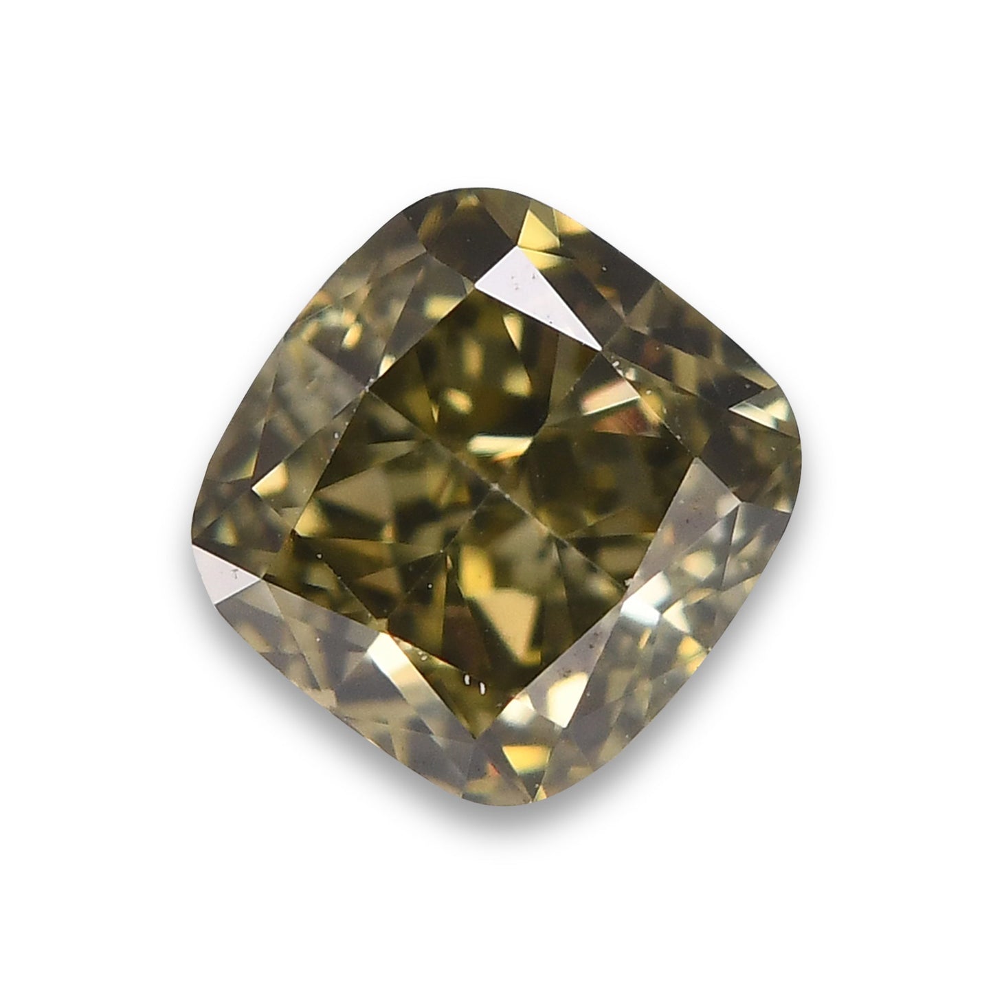 0,36 Karat Chamäleon-Kissen-Diamant VS2 GIA