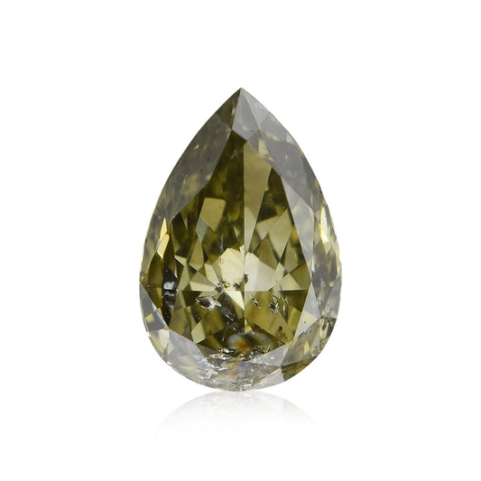 0,24 Karat Chamäleon-Birnen-Diamant (I2) GIA