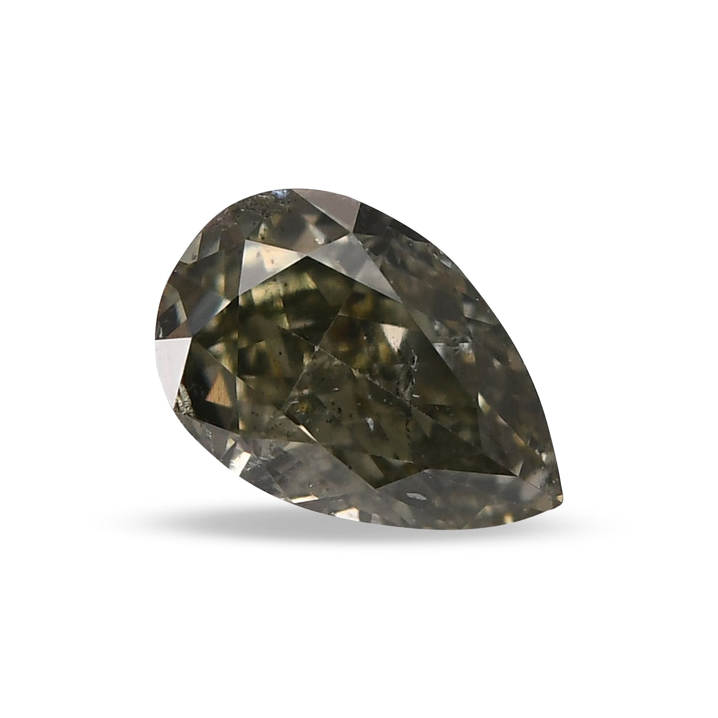 0,31 Karat Chamäleon-Birnen-Diamant I2 GIA