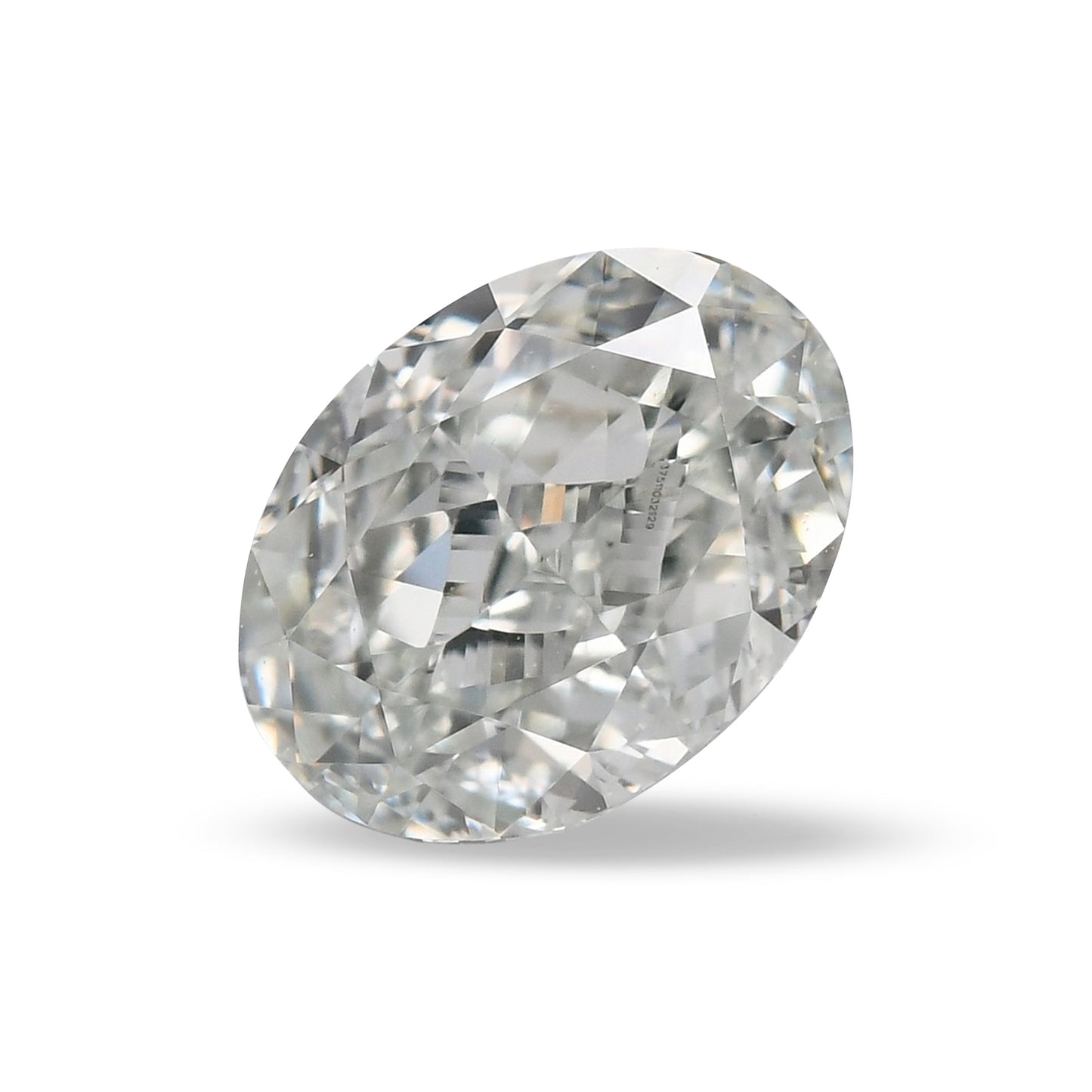 0,82 Karat hellgrüner ovaler Diamant VS1 GIA