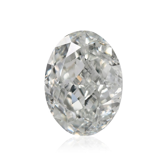 0.82 Carat Light Green Oval Diamond VS1 GIA