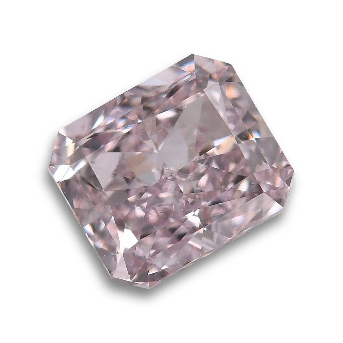 1,00 Karat Fancy Brownish Pink Radiant VS1 GIA