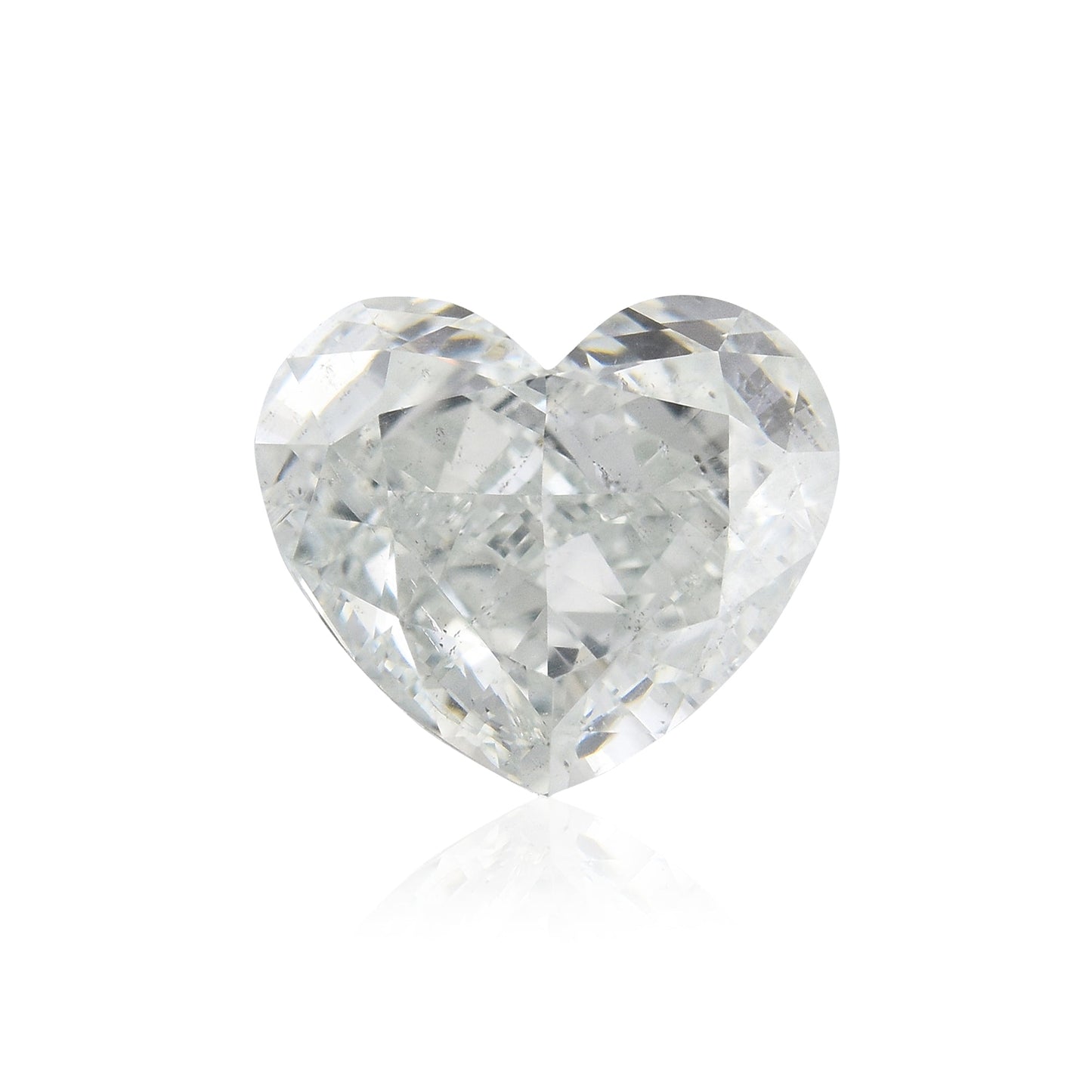 1,12 Karat hellgrüner Herzdiamant SI2 GIA