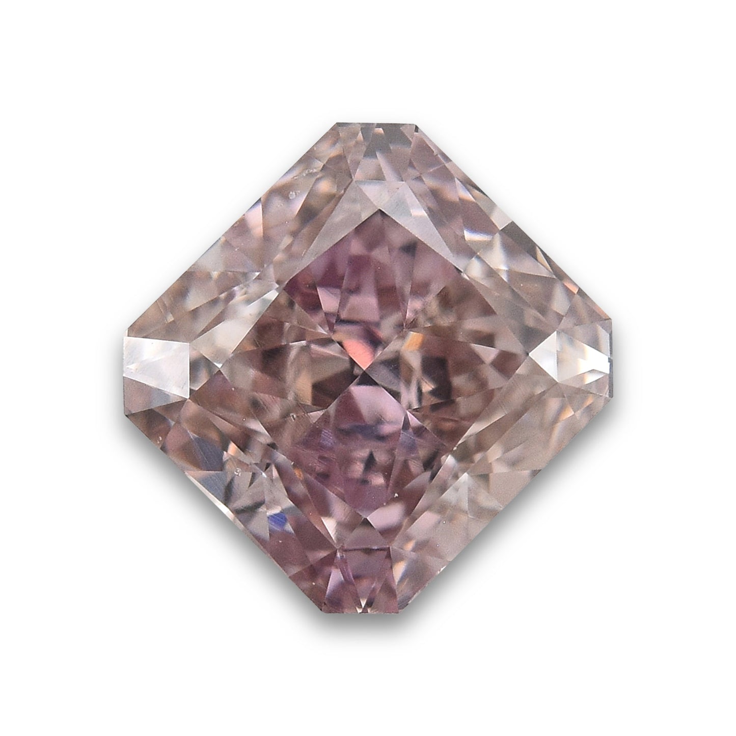 1,05 Karat Fancy Brownish Pink Radiant VS2 GIA