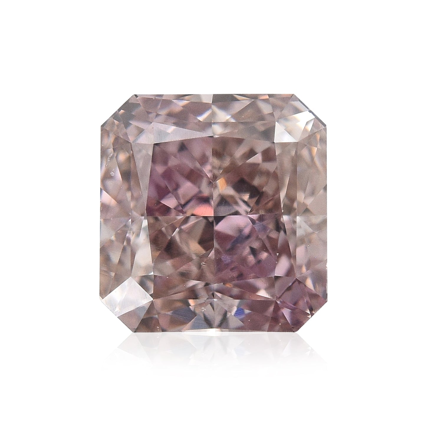 1,05 Karat Fancy Brownish Pink Radiant VS2 GIA