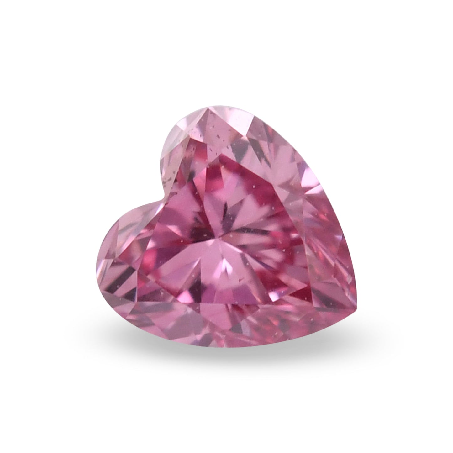 0,11 Karat Fancy Vivid Purplish Pink HERZ-Diamant (VS) GIA