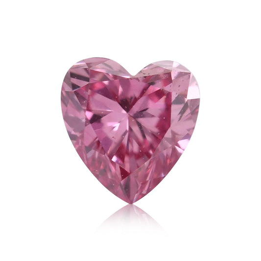 0,11 Karat Fancy Vivid Purplish Pink HERZ-Diamant (VS) GIA