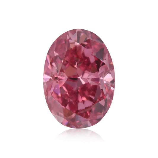 0,13 Karat Fancy Vivid Pink Ovaler Diamant (VS) GIA