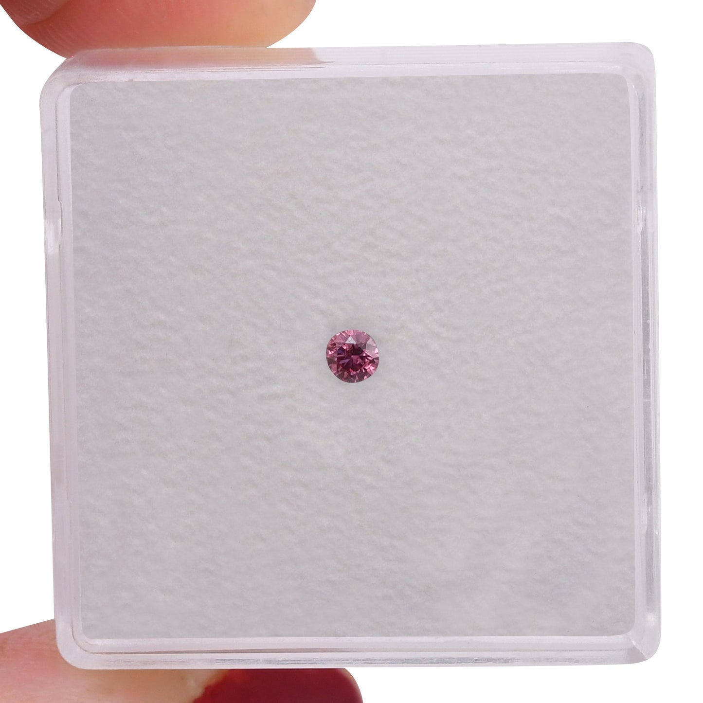 0,05 Karat Fancy Deep Purplish Pink Brillant (VS) GIA