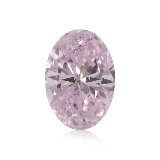 0,26 Karat Fancy Light Purplish Pink Ovaler Diamant (VS-SI) GIA