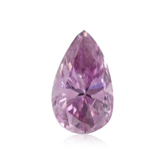 0,08 Karat Fancy Intense Pink Purple Birnenförmiger Diamant (SI1) GIA